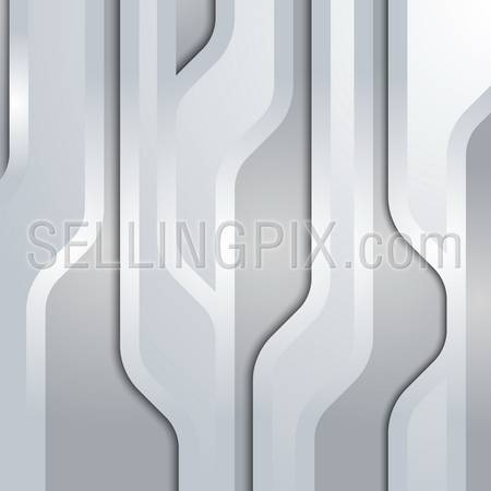 Technology abstract background. Connection lines pattern. Hi-tech style. Vector.
