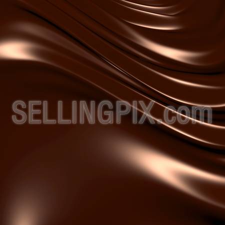 Abstract chocolate background (3d remarkable abstract backgrounds and objects series)