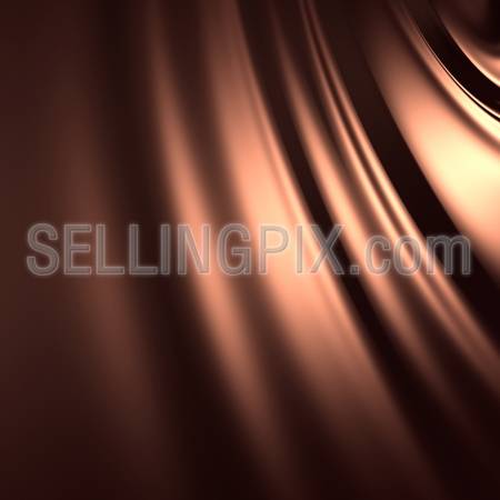 Abstract chocolate silky background (3d remarkable abstract backgrounds and objects series)