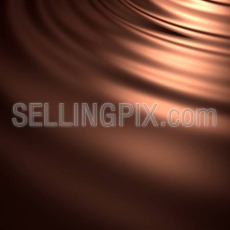 Abstract chocolate silky background (3d remarkable abstract backgrounds and objects series)