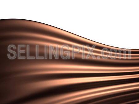 Chocolate background with white space (3d remarkable abstract backgrounds and objects series)