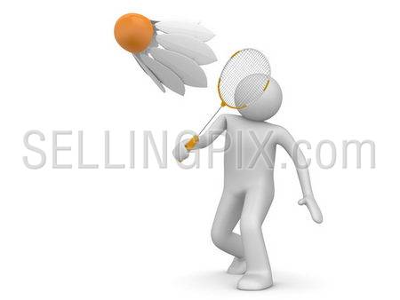 Sports collection – Badminton player