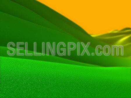 Backgrounds collection – Green and orange