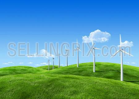 6000px nature collection – Wind power station