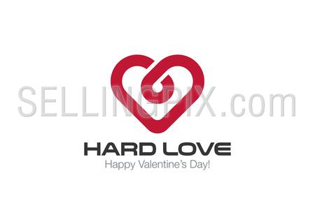 Heart Logo vector design template. Infinite Love concept.
Infinity Healthy Heart Cardiology idea Logotype.