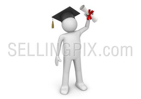 Lifestyle collection – Graduating student with diploma