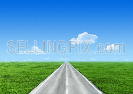 Very detailed 7000px road template