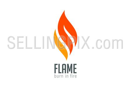 Fire flame Logo design luxury vector template.
Red Burn Fashion Jewelry Logotype icon concept.
