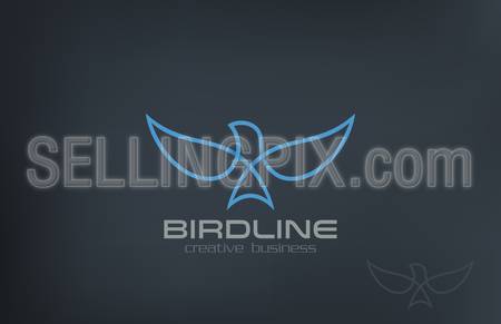 Abstract Flying Soaring Bird Logo design vector template.
Business Corporate Luxury Success symbol Logotype icon.