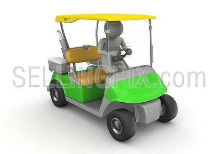 Golfcar driver – Sports collection