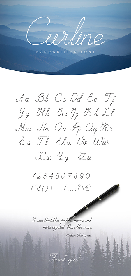Curline Handwritten Script