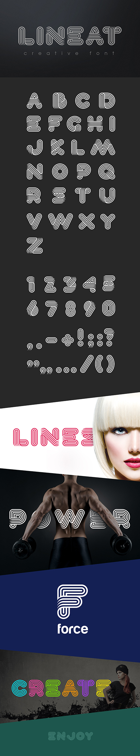 Lineat font