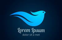 Bird logo template. Abstract Icon. Business concept. Use for any type of company.