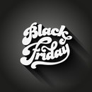 Black Friday vector Vintage design poster template. Retro style Typography. Creative lettering. Trendy. – stock vector