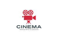 Vintage Camera Logo design vector template. Retro Cinema Logotype.
Film, Video, Motion design studio, Film Producer, Shooting studio emblem icon.
