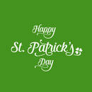 St. Patrick’s Day Text Long shadow Vintage Calligraphy vector